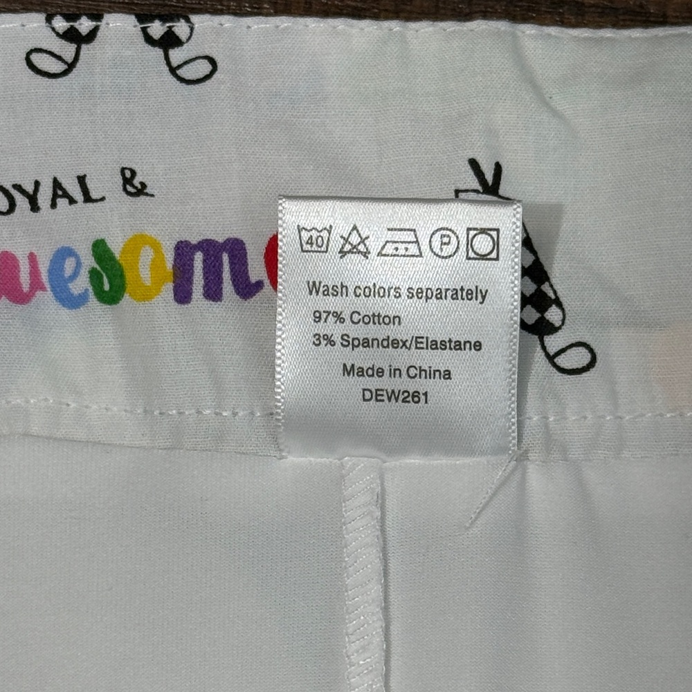 Multicolor Argyle Print Women’s Skirt - White Background - Picture 5 of 6